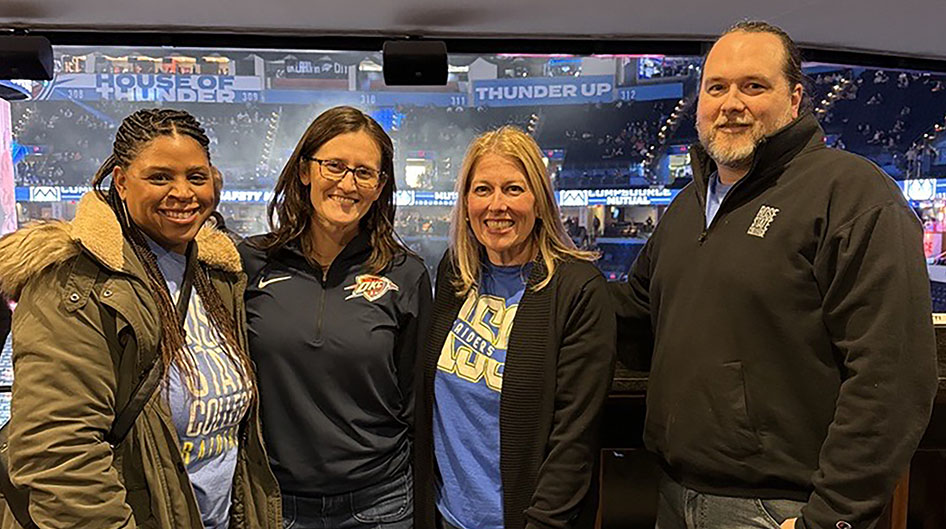 OKC Thunder Hosts Rose State College's Workforce Development Team