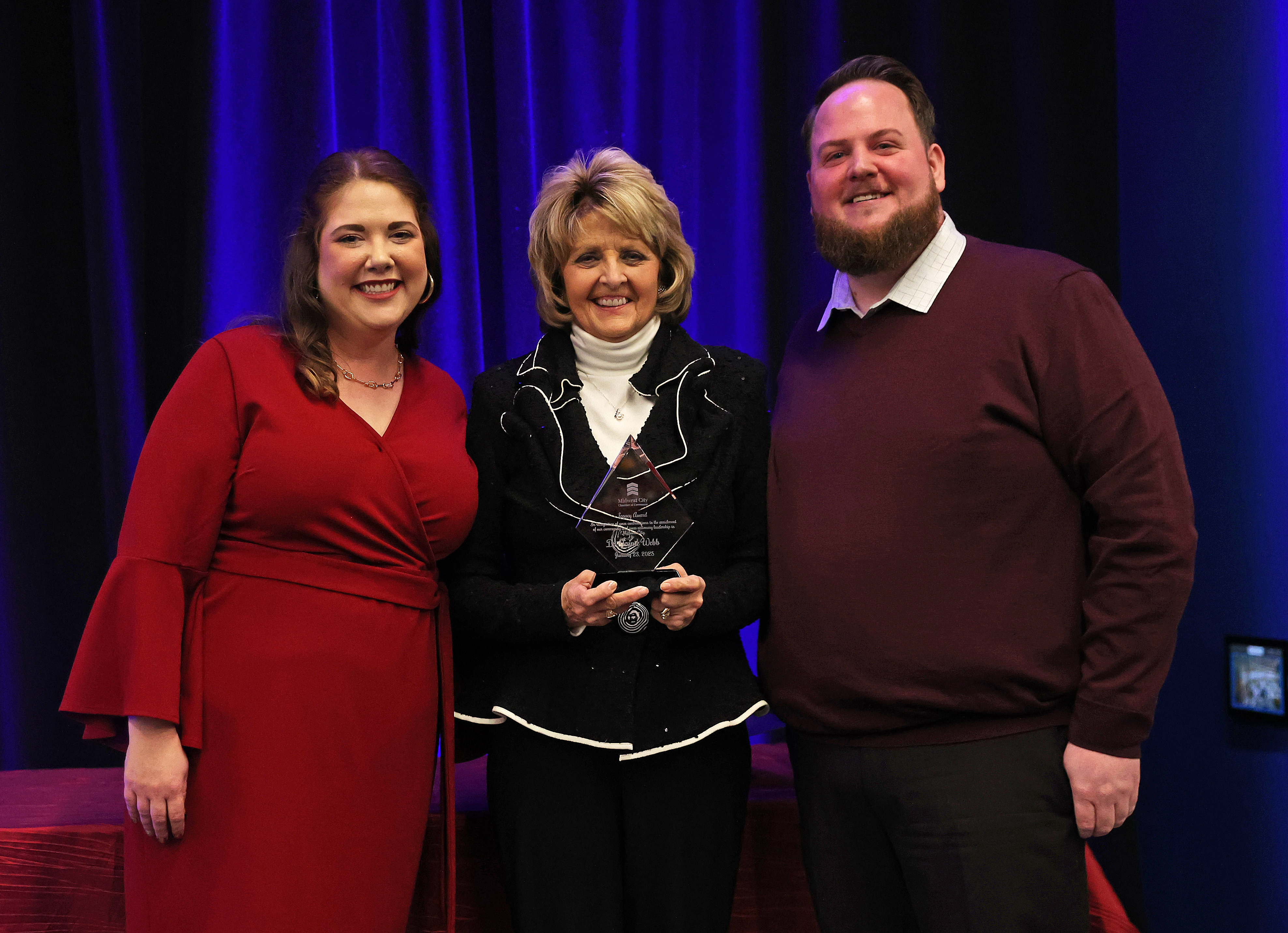 Rose State College’s President Dr. Jeanie Webb Honored with Legacy Award by Midwest City Chamber of Commerce