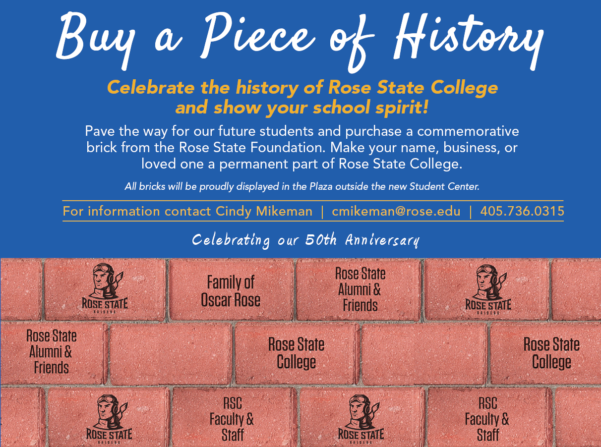 50th Anniversary Commemorative Bricks